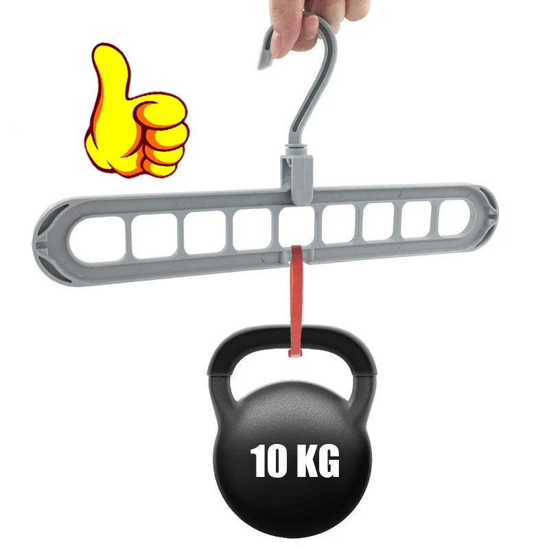 1PCS-10PCS Multifunctional Clothes Hanger, Multi-Port Support Ring For Clothes Drying Scarf Storage Rack, Storage Hanger