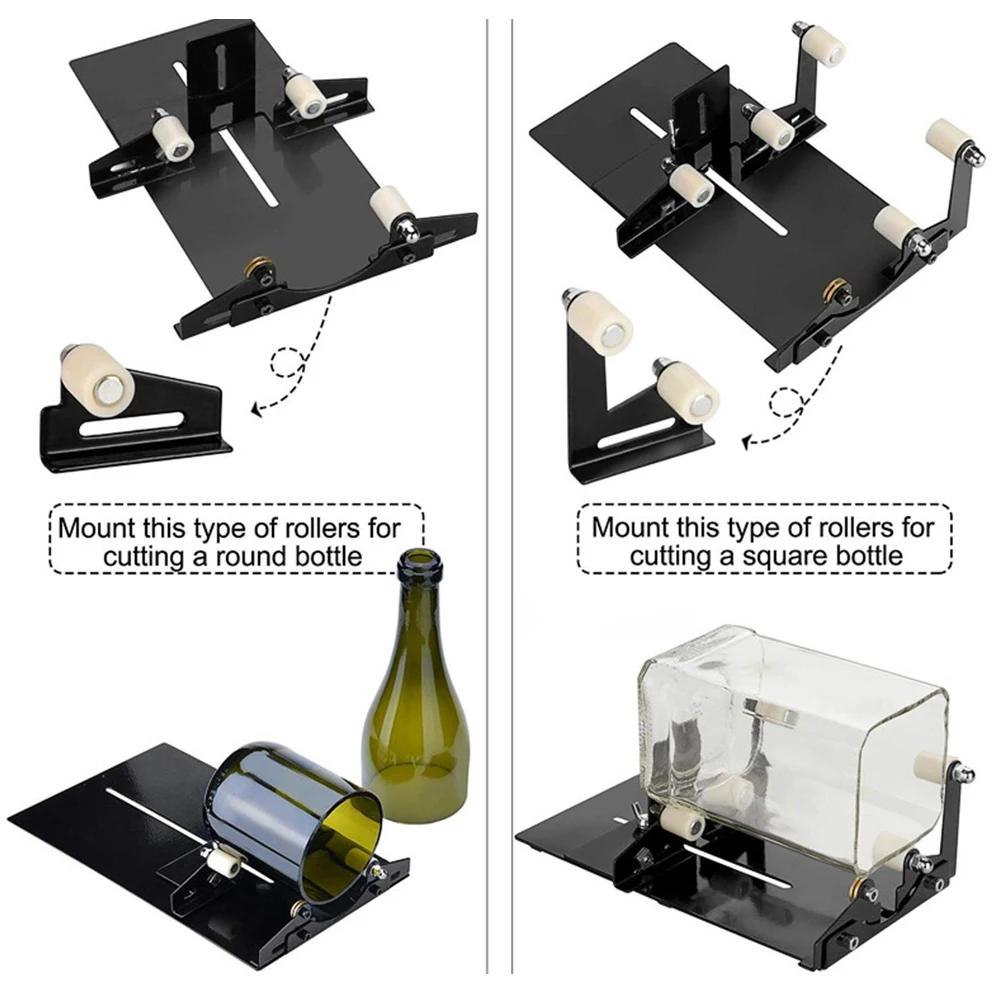Glass Cutter Bottle Cutter Stainless Steel DIY Kit 11/19Pcs glass cutter,bottle cutter,tile glass cutter