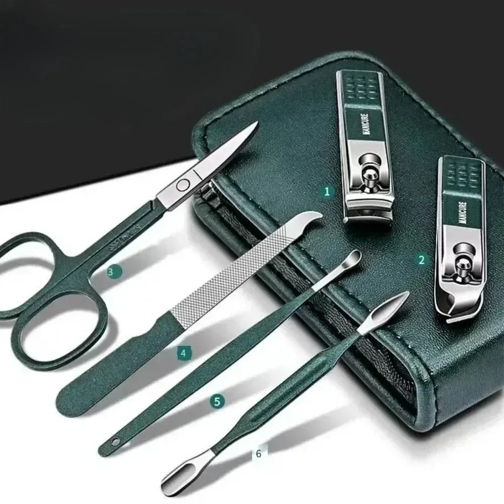 6Pc Nail Scissors Set Household Mens and Womens Special Nail Clippers Manicure Beauty Tools Portable Manicure Tools nail scissors set