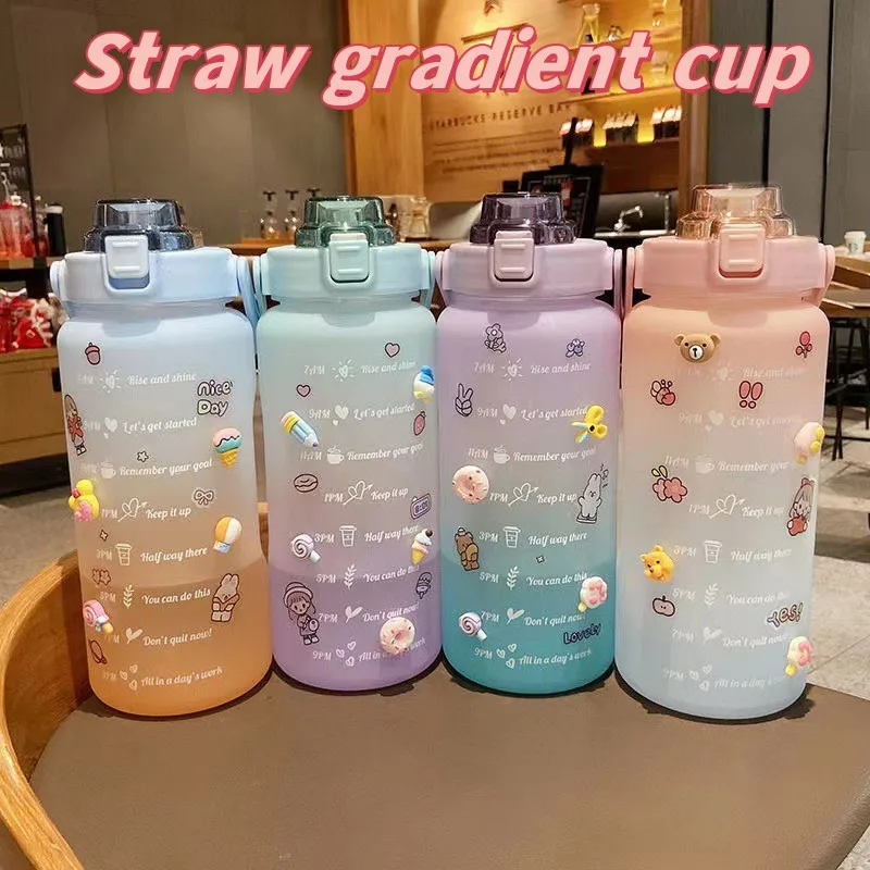 https://ae01.alicdn.com/kf/Sec548410bc804e1c8b4206aab9eb390bZ/2L-Colorful-Frosted-Water-Bottle-With-Straw-And-Cute-Sticker-Kawaii-Motivational-Time-Marker-Sport-Workout.jpg