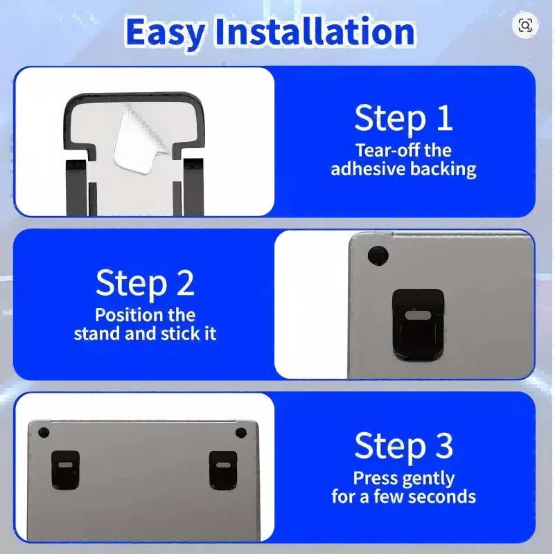 2개/세트 미니 휴대용 노트북 스탠드 라이저 - 컴퓨터 키보드 스탠드 노트북용 - 데스크탑 높이 조절기