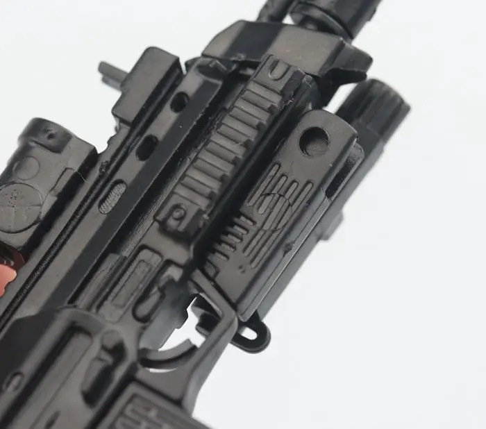 1:6 Scale MP7 Submachine Gun Double Form Plastic Assembled Firearm Puzzle Model for 12 Inch Action Figure Soldiers 4