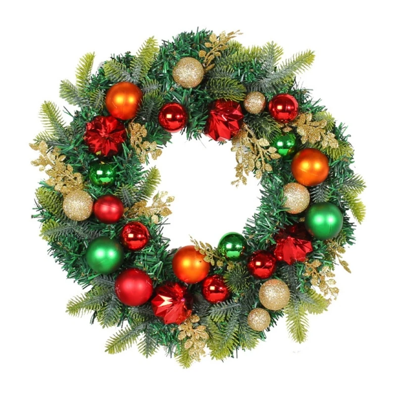 

Рождественский венок Кольцо Шарик Безделушки Рождественская гирлянда Рождественские дверные венки