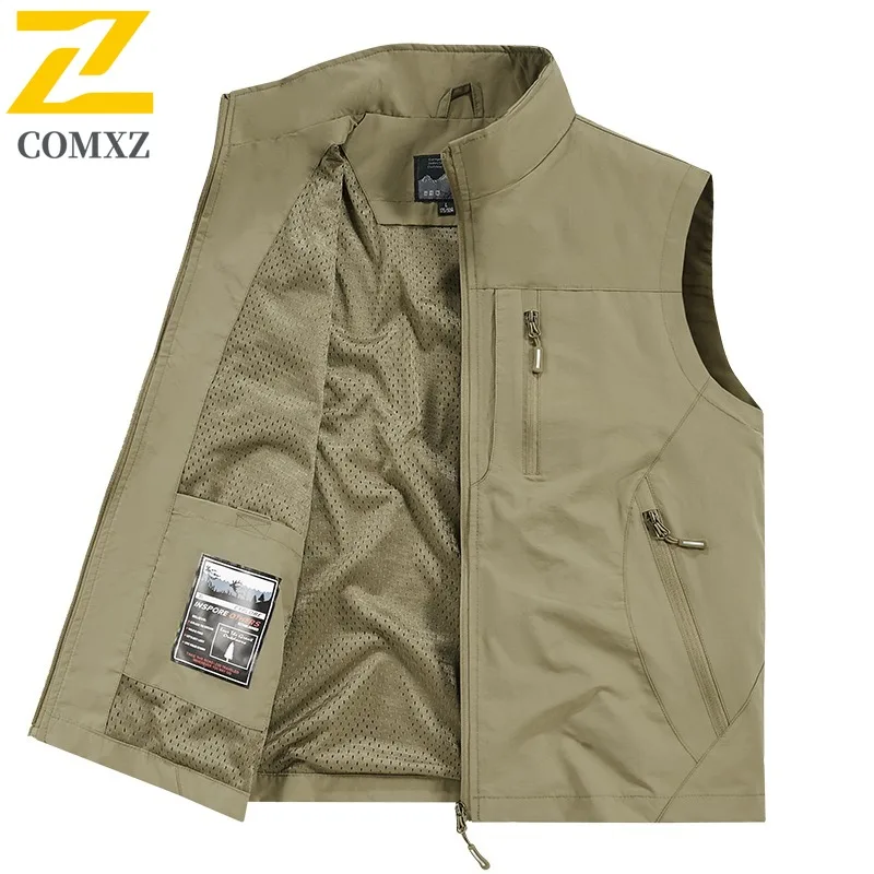 Men's Reversible Puffer Vest Winter Fleece Lined Windproof Water-Resistant Multi-Pocket Outdoor Workwear for Hiking Camping 2025