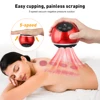 3 In 1 Electric Vacuum Cupping Device Body Massager Scraping Cup Led Light Hot Compress Detoxification Back Neck Relax Massager 3