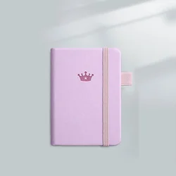 Compact A7 Pocket Journal with 100 Sheets for Versatile Use in School, Office, or Home (Purple)