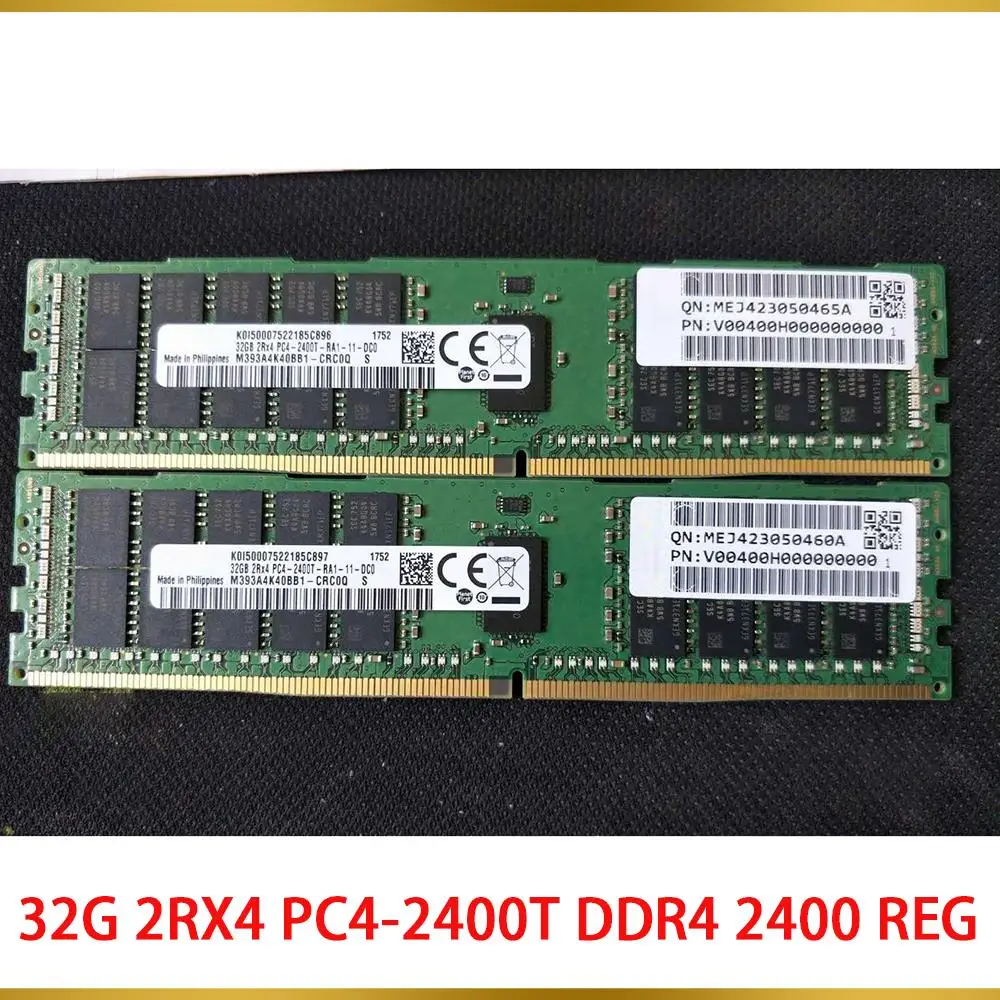 1 Pcs Server Memory 32G 32GB For Inspur 2RX4 PC4-2400T DDR4 2400 REG RAM 1 1 Pcs Server Memory 32G 32GB For Inspur 2RX4 PC4 2400T DDR4 2400 REG RAM