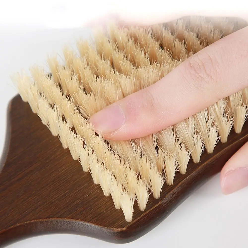 Description Picture 3 of itemSkin Care Wood Long Handle Brush Ergonomic Self Care Bath Exfoliating Brush Soft Bristles Massage Brush Skin Cleanser