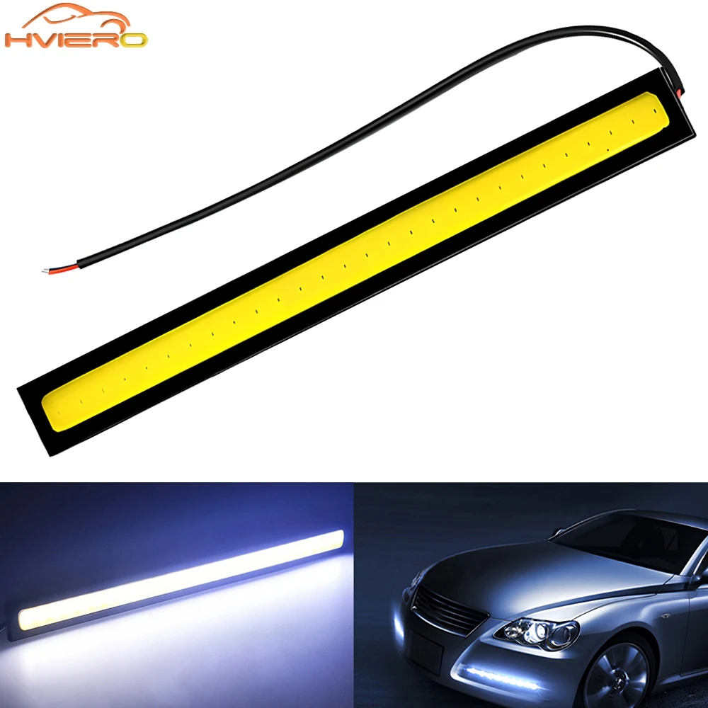 2x Bright COB White Car LED Lights for DRL Fog Driving Lamp Waterproof 12V 2x Bright COB White Car LED Lights for DRL Fog Driving Lamp Waterproof 12V