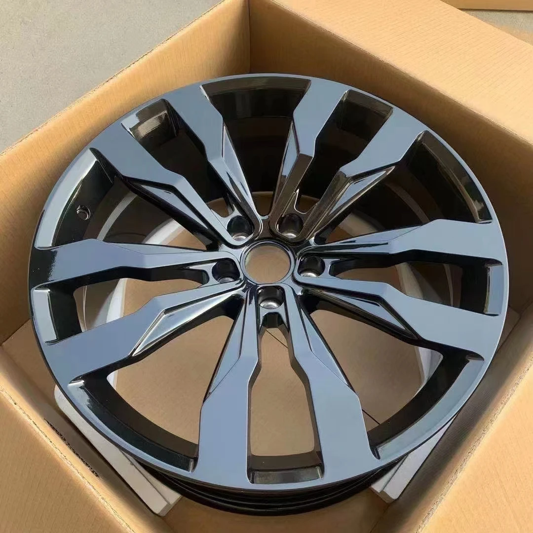 

Factory Wholesale 19 20 21 22 Inch Alloy Wheels Rim 5X112 5X130 Black Passenger Car Wheel For Vw Phaeton Tiguan Tai