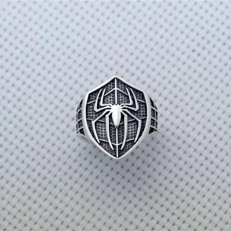 Punk Spider Insect Open Adjustable Ring Men Jewelry