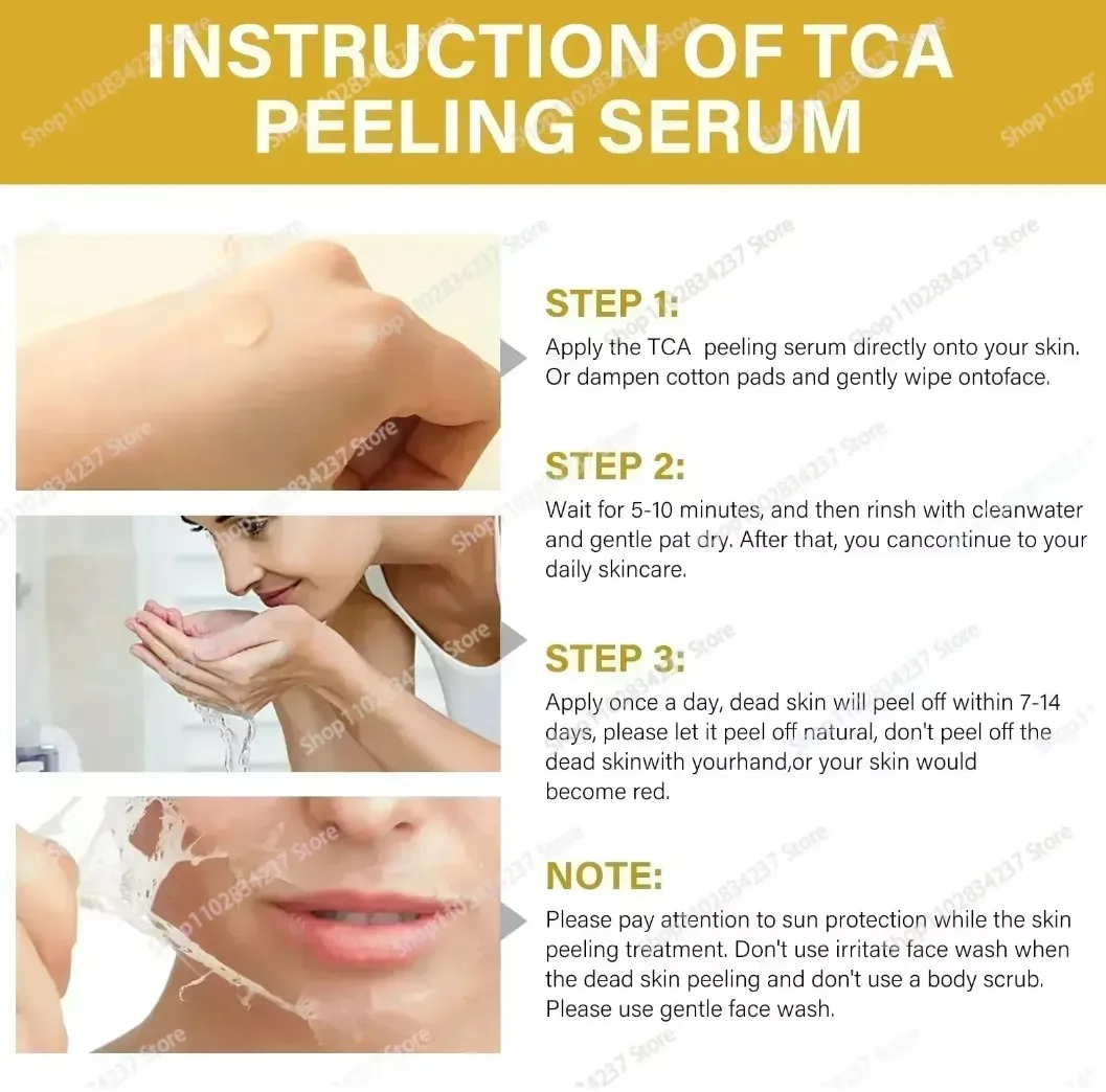 Salicylic acid facial serum Salicylic Acid Face Facial Peel Neutraliser Face Deep At Home Chemical Peel Exfoliate Refine skin care serum