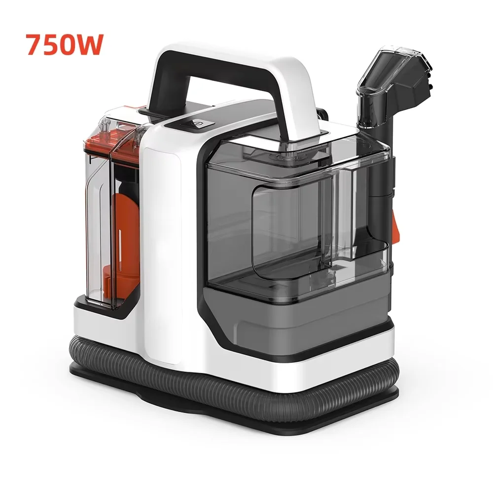 OMESER W05 Pulitore per tappeti portatile 750W Tenuto in mano 15Kpa Macchina per la pulizia dei punti con filo Tappeto in tessuto bagnato Pulizia del divano Auto portatile per animali domestici