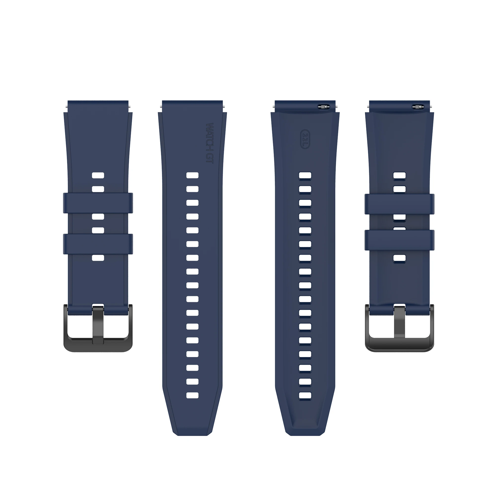Silicone Replacement Watch Strap, 20/22mm - Versatile Bracelet