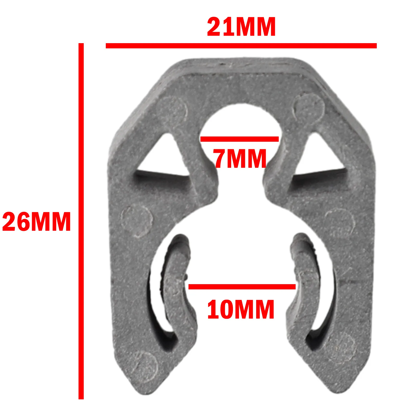 

Snorkeling Freediving Great Accessory For Scuba Diving Diving Pipe Clamp 0.8*1.0*0.3in 21*26*8mm 2g Black Brand New