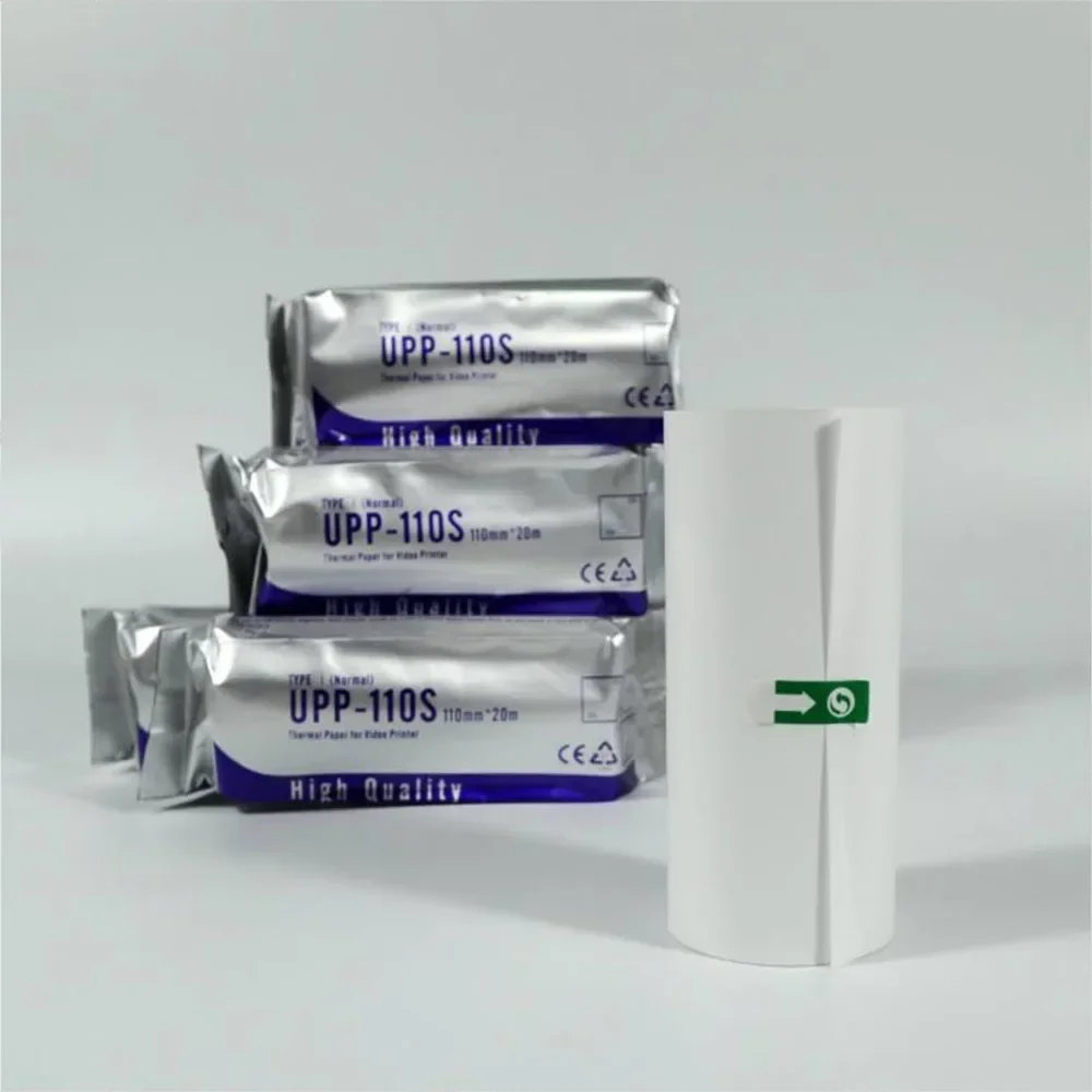 용 UPP-110S 열 인쇄 용지, 초음파 비디오 용지 롤, 110mm x 20m 호환
