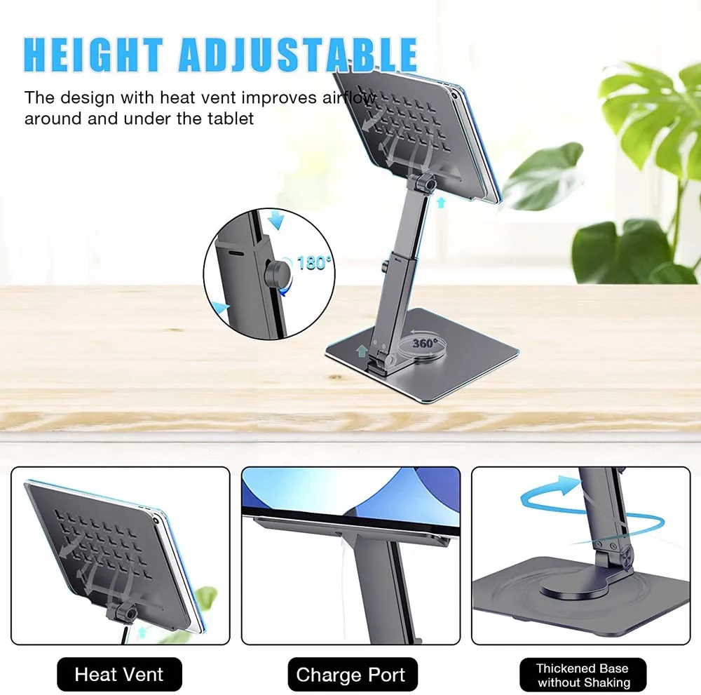 Tablet Holder Tablet Stand iPad Laptop Holder Aluminum 360&deg; Rotation Xiaomi