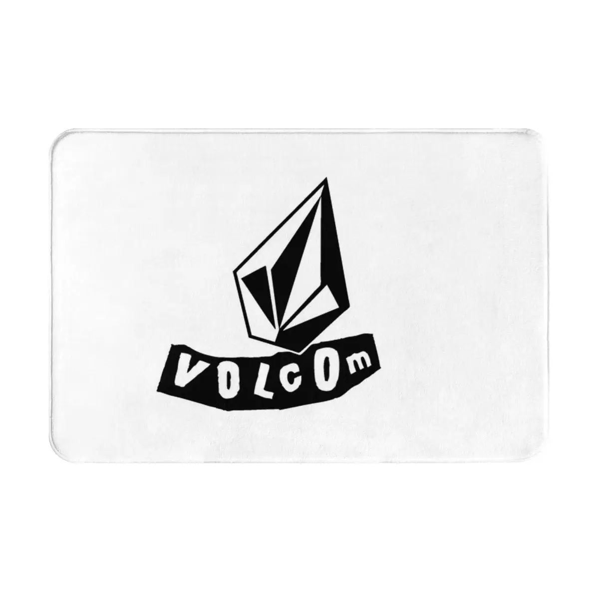 Volcom 로고 도어매트 러그 카펫 매트, 폴리에스터 발 패드, 미끄럼 방지 흡수성 매트, 앞방 복도, 주방 침실 발코니 변기