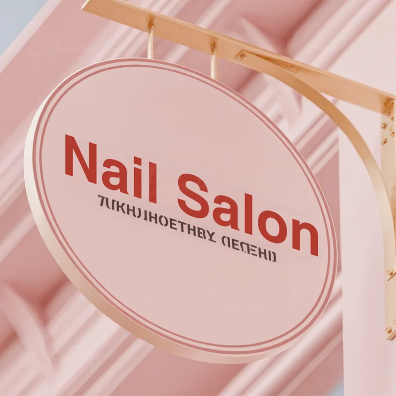 Custom Glow Lightbox Business Sign Premium Logo Display Storefront Signs Double Sided LED Light Box Illuminated Signage