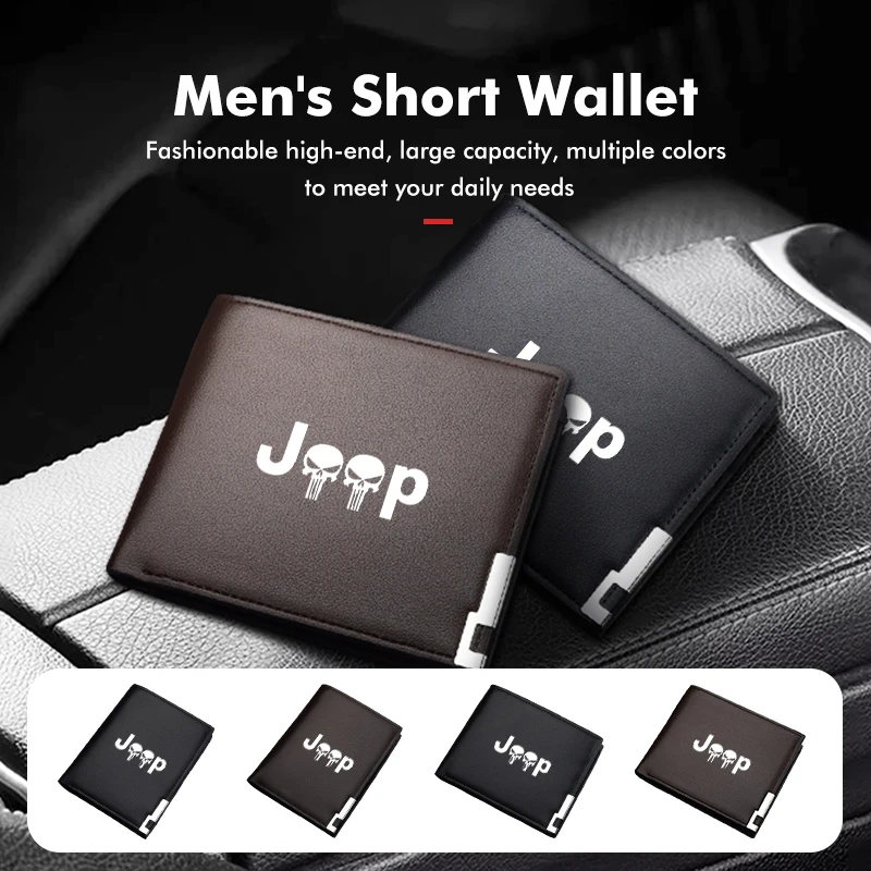 Driver License Holder Wallet for Jeep Renegade Compass Cherokee Wrangler Patriot Liberty