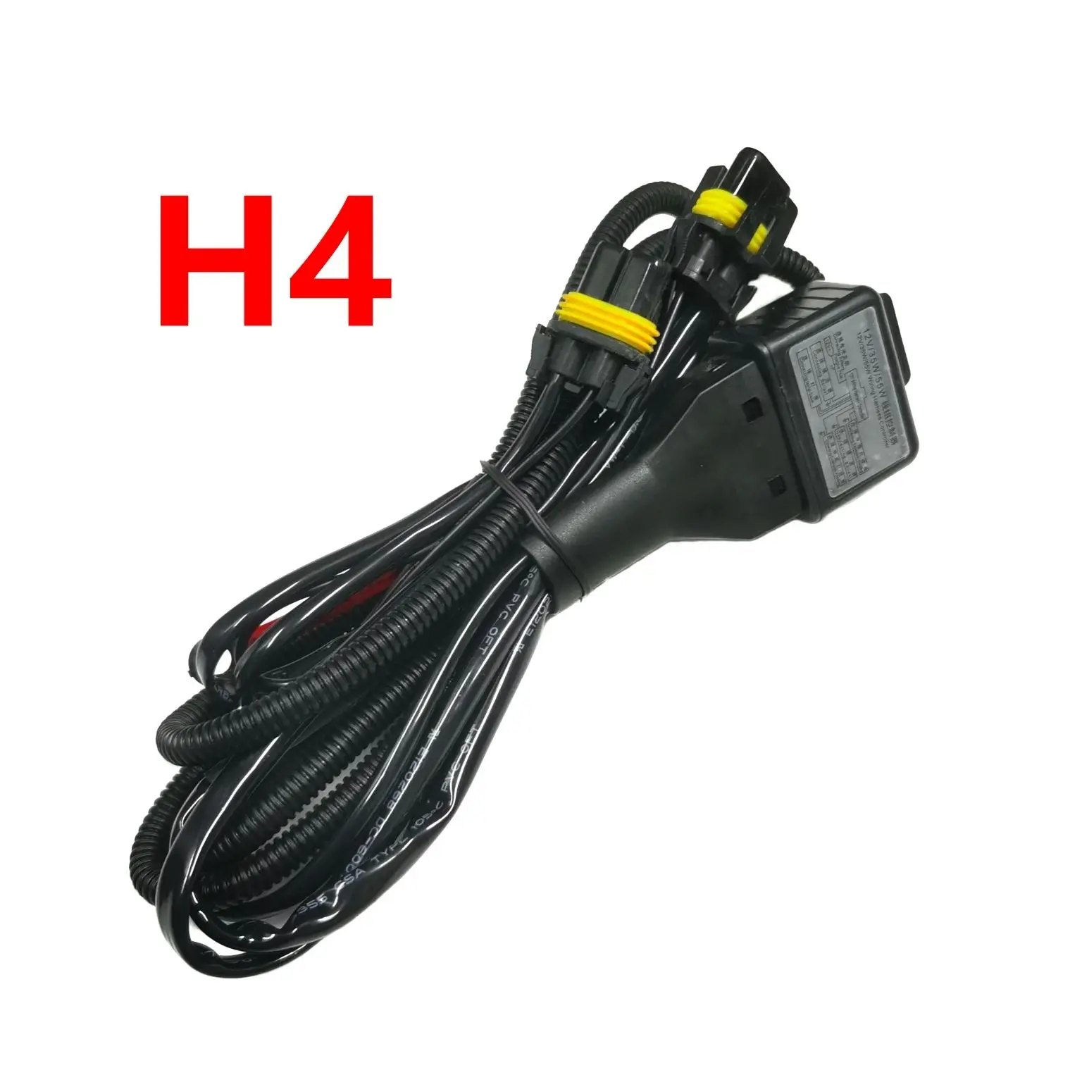 H4 H4-2 H4 HB2 High Low Cable High Low beam Harness For HB5 9007 HB2 Bulbs 12V24V Cars Headlamps
