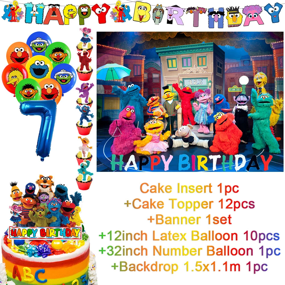 Singen voce animali che cantano geburtstags feier dekoration liefert ballon hintergrund banner kuchen topper junge kind geschenk foto requisiten – Detail 10