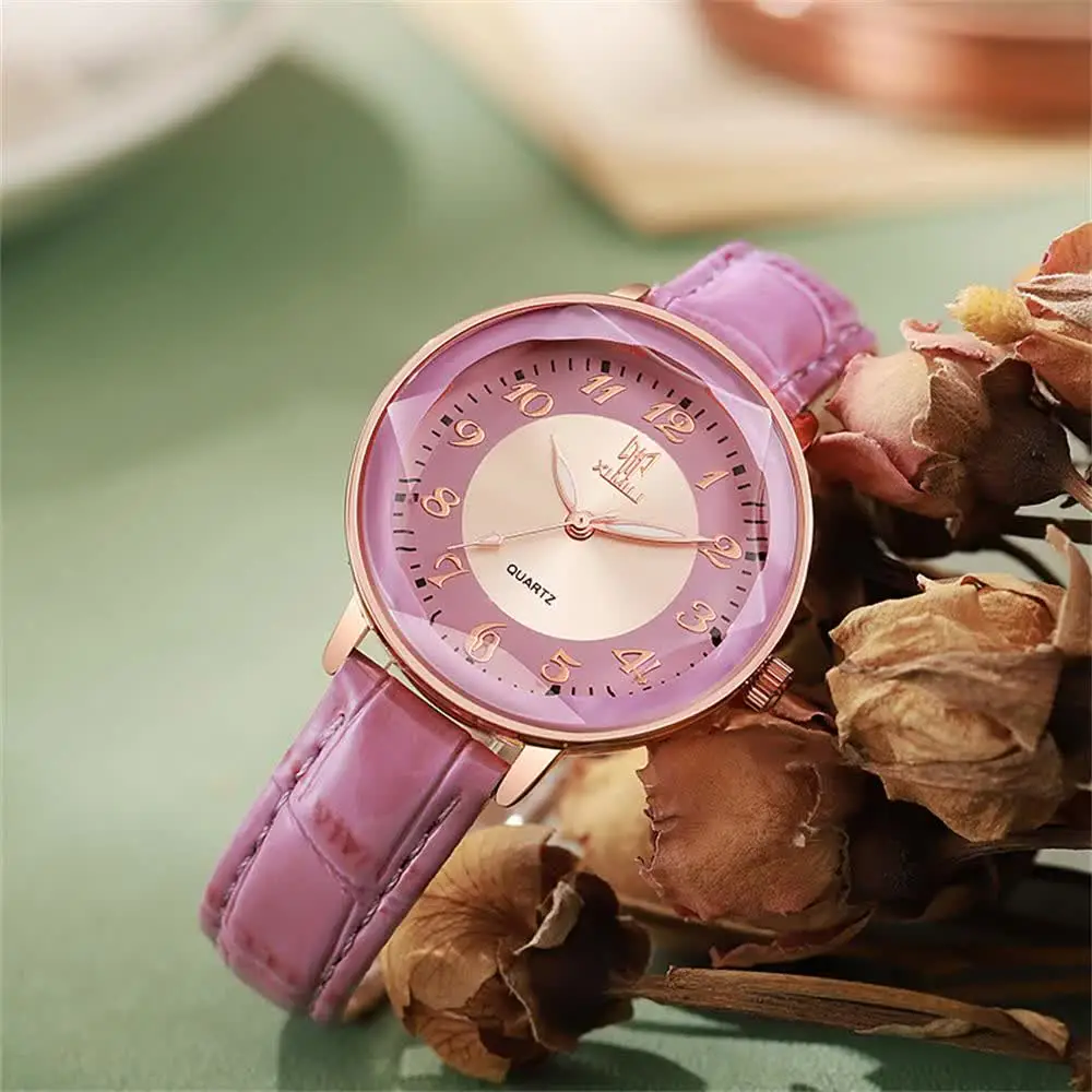 Women\'s Pink Analog Quartz Elastic Strap Arabic Numerals Waterproof Wrist Watch Amazon.com: Top Plaza Womens Black Silicone Analog Quartz  main image 2