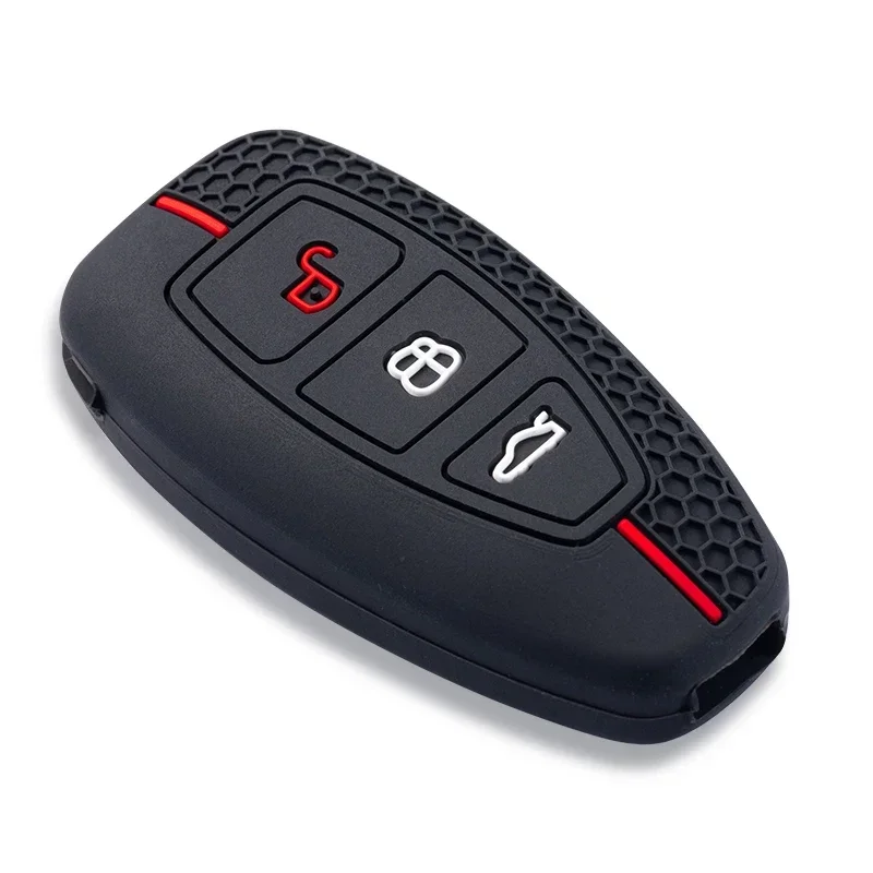 Neue Silikon Auto Schlüssel Fall Für Ford Puma Grand C Max Focus Mondeo Kuga Fiesta Ecosport Transit Kuga Silikon Fernbedienung Schlüssel Fall – Detail 3