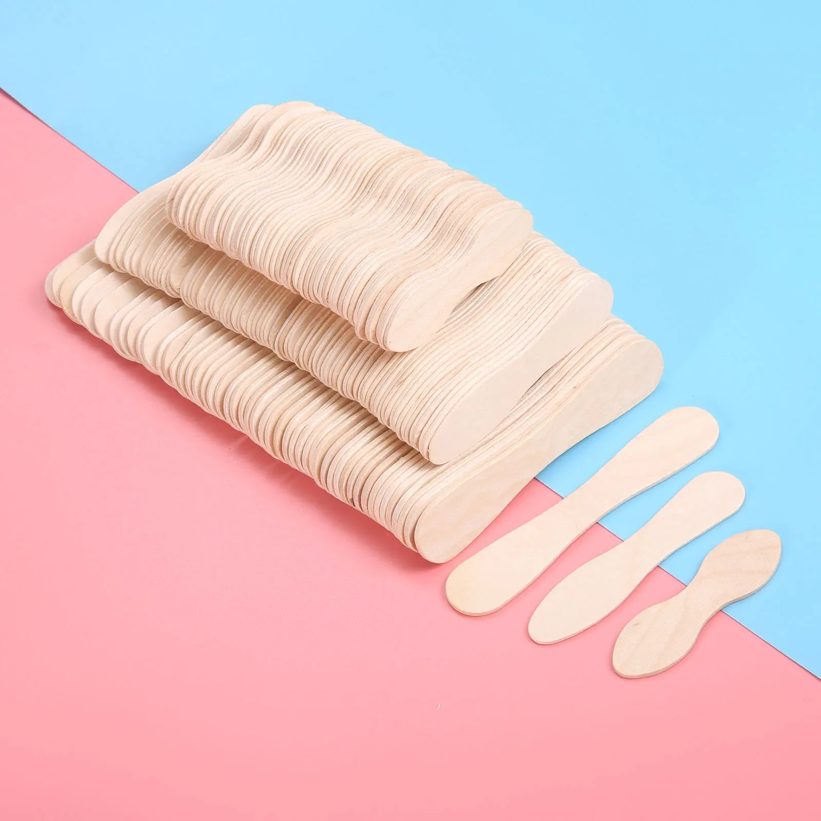 Ice Cream Popsicle Wooden Sticks 50PCS