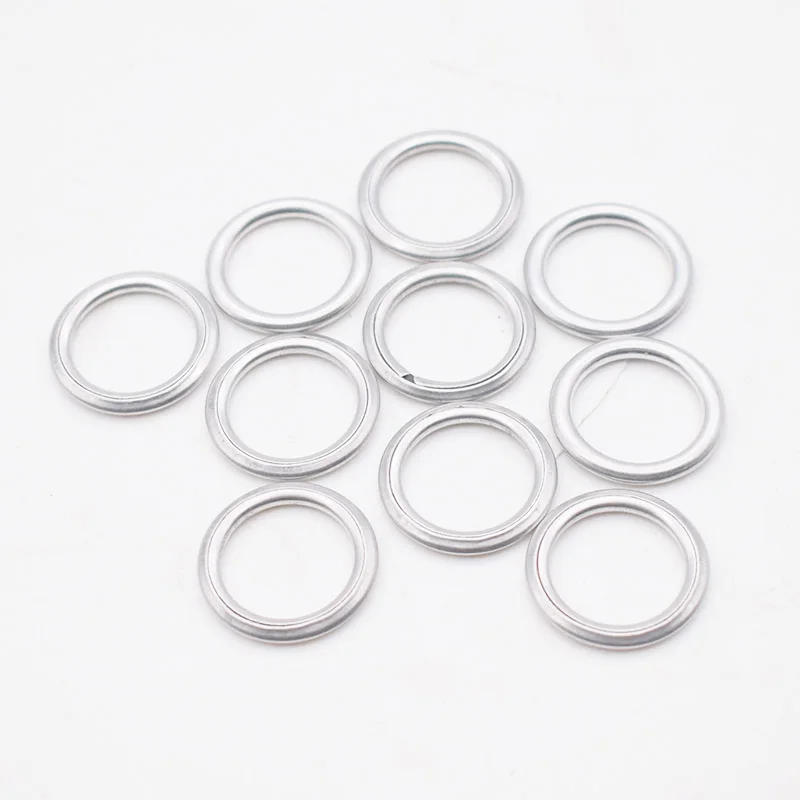 10PCS Oil Drain Plug Gaskets N0138157 For Audi S4 A4 A6 A8 Q5 For VW Touareg 4.2L 14X20X1.5mm Oil Pan Screw Washer Gasket