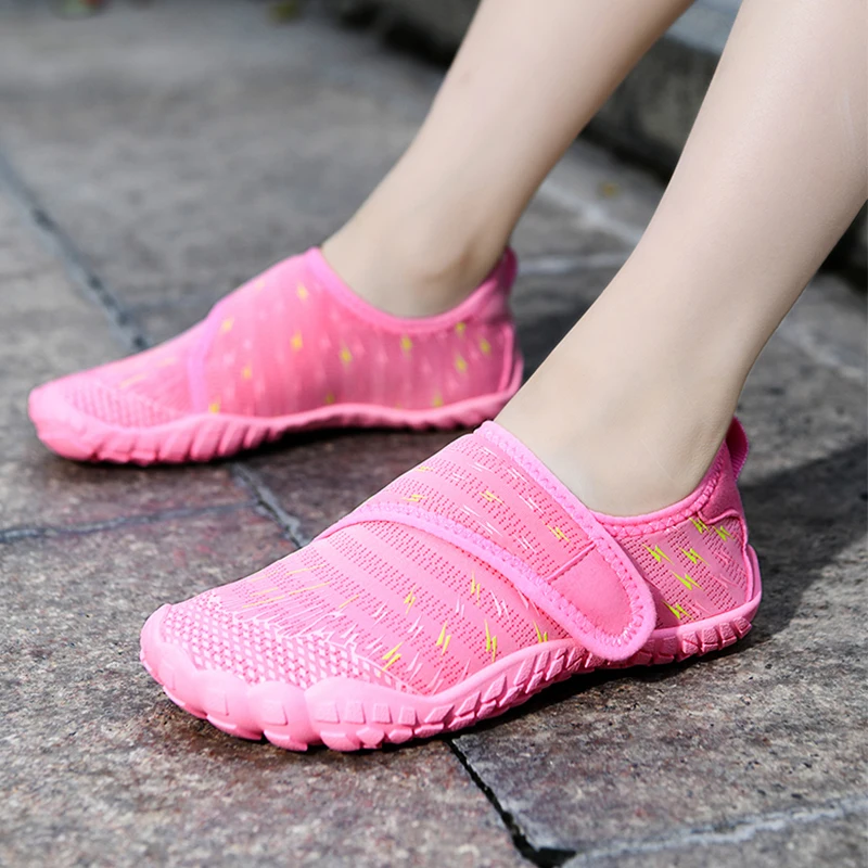 Children Water Sports Shoes Quick-Dry Aqua Shoes Breathable Upstream Wading Beach Swimming Diving Barefoot Surfing Sneaker water shoes,aqua shoes,barefoot shoes