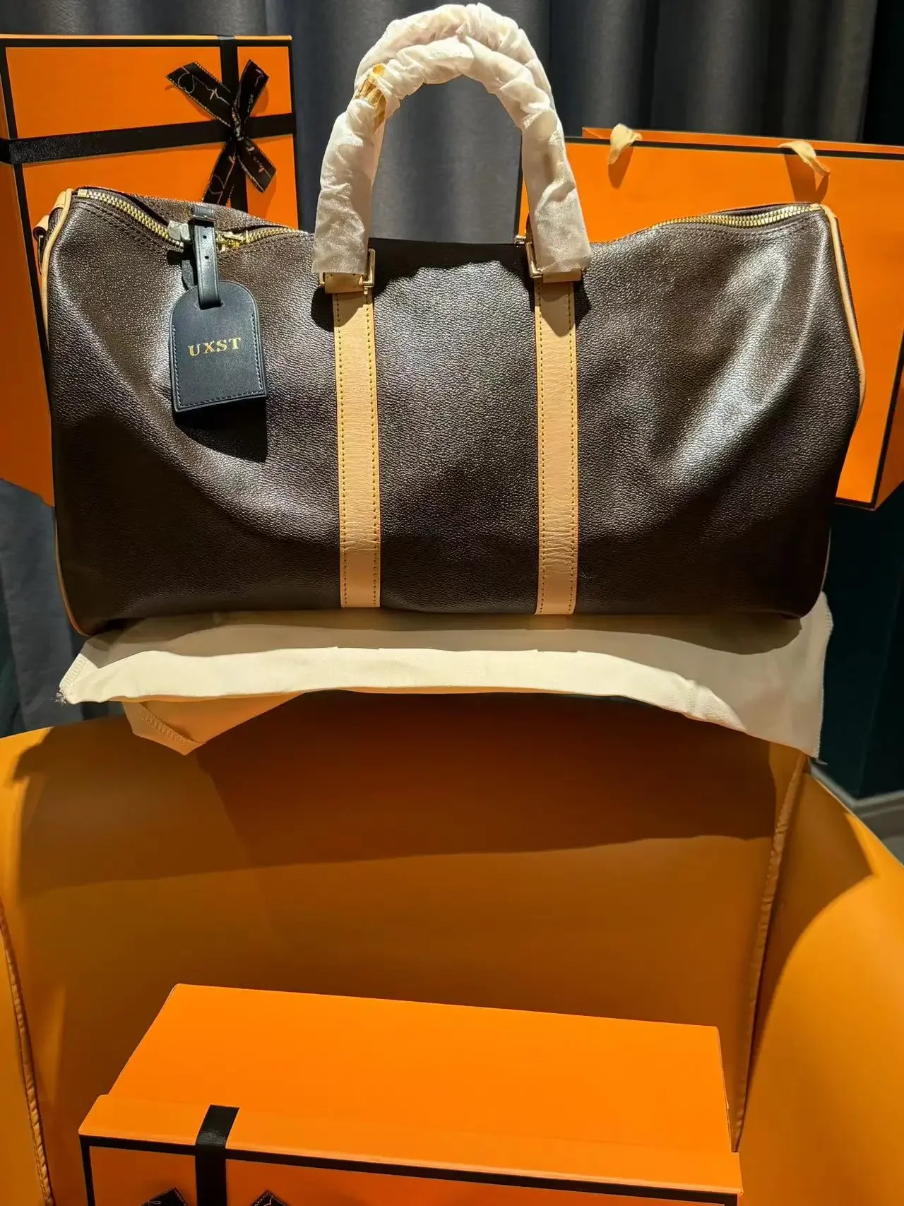

2024 Black Shoulder Bag Women Fashion OEING Brand Tote Bag Duffle Bag itial Letter Design KEEP bags