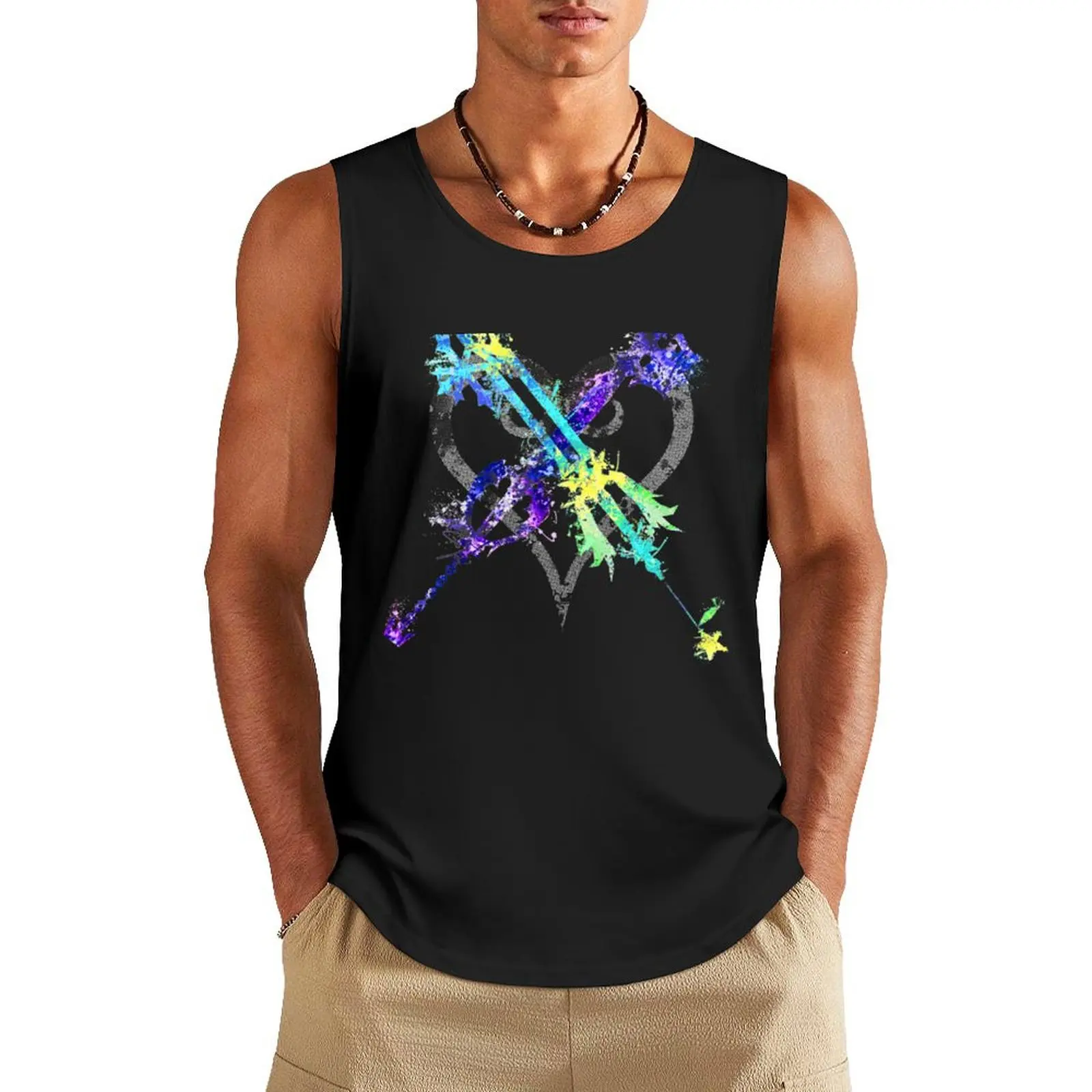

Hope in the Darkness Tank Top sports t-shirts for men Sleeveless men gym training accessories t shirt