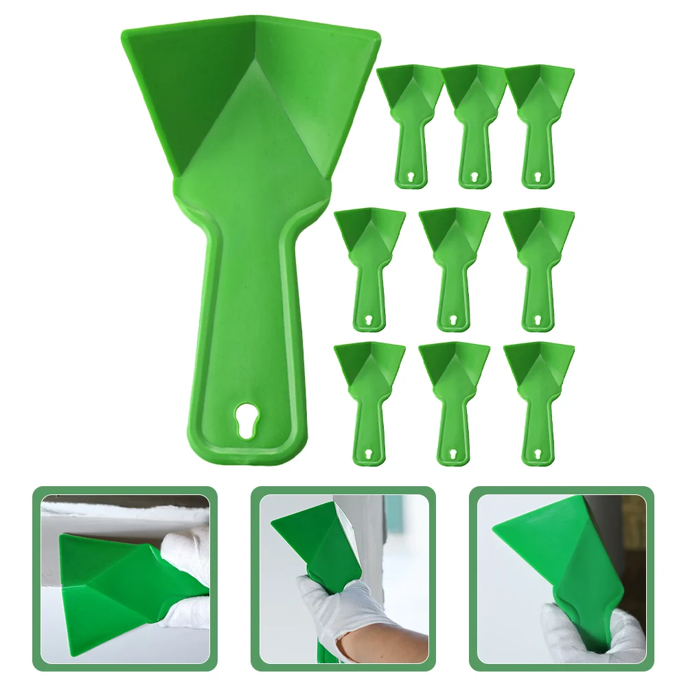 

10 Pcs Yin and Yang Horns Drywall Face Spatula Concrete Corner Tool outside Sander Scraper Shaping Plastic Tools Plaster