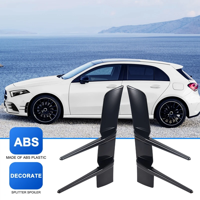 자동차 앞 범퍼 스포일러 플랭크 윈드 나이프, 메르세데스 벤츠 A 클래스 A180 A200 A220 W177 용