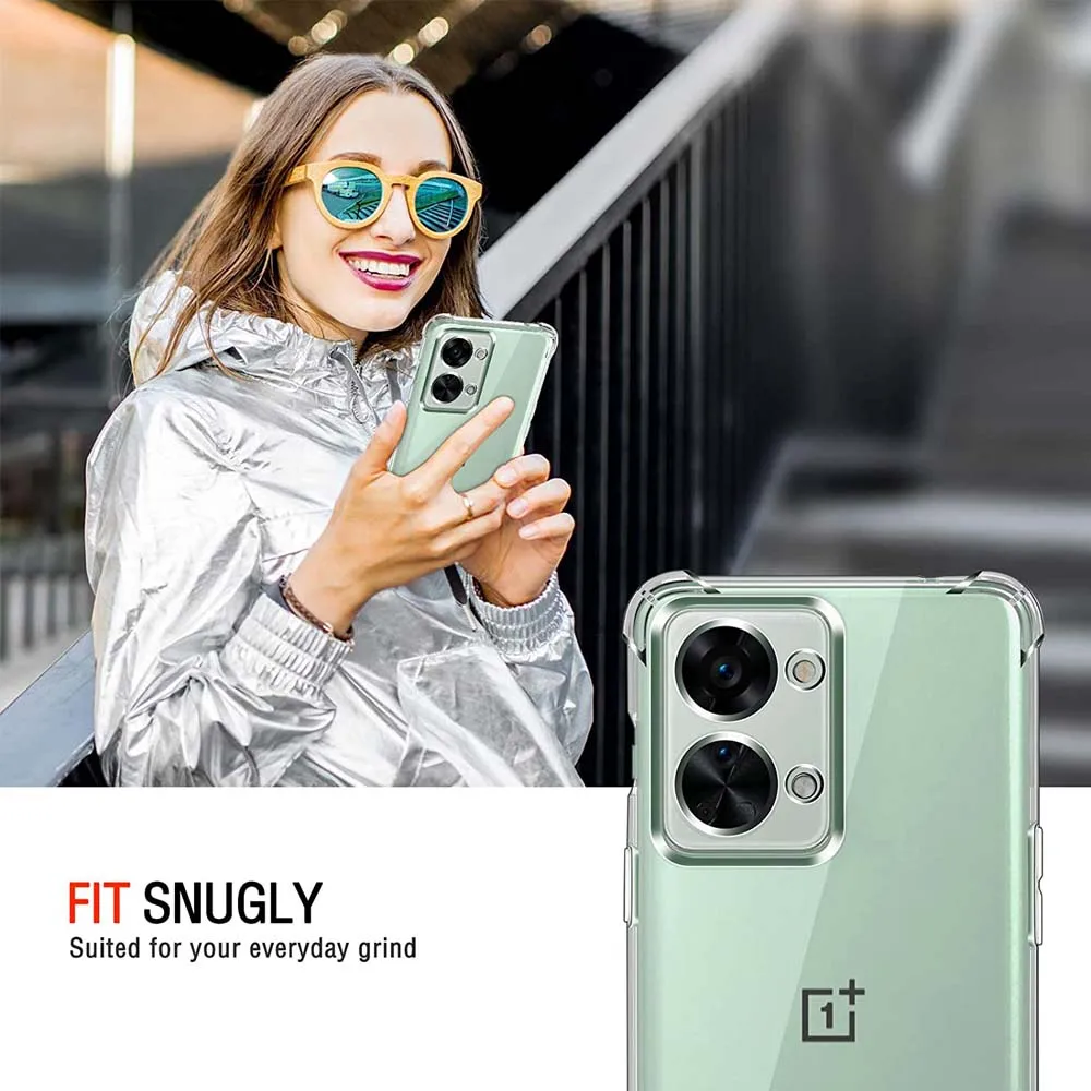 Shockproof Clear Silicone Phone Case - Thick Protective Cover