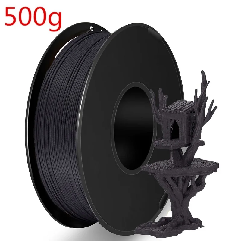 Eco-Friendly Wood PLA 3D Printing Filament - Natural Finish, 1KG Spool