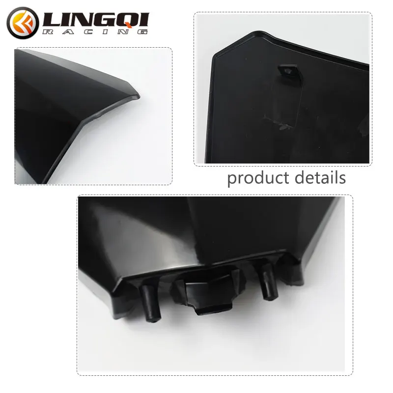 LINGQI Pit Dirt Bike Number Plate Fairing Front Plastic Motorcycle Holder Plates Name Panel motorcycle number plate fairing For Kayo T4 Parts Motocross Off Road