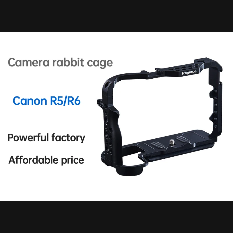 

Camera Rabbit Cage Metal Full Surround SLR Micro Single Accessory Camera Video Monitor For Canon EOS R5 R6-002