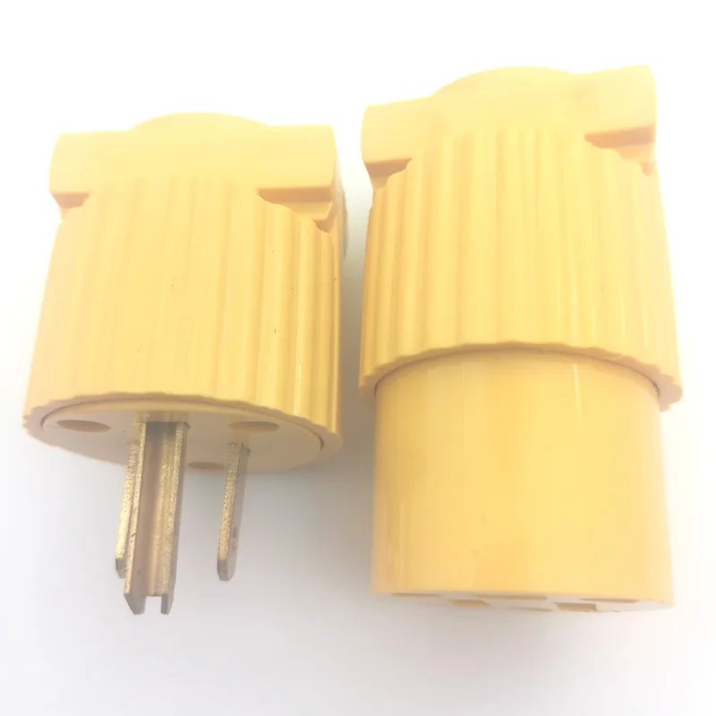 15A 125V 5-15P 5-15R 3pole South American assembly wiring plug socket US Standard industrial male female plug electrical socket power socket