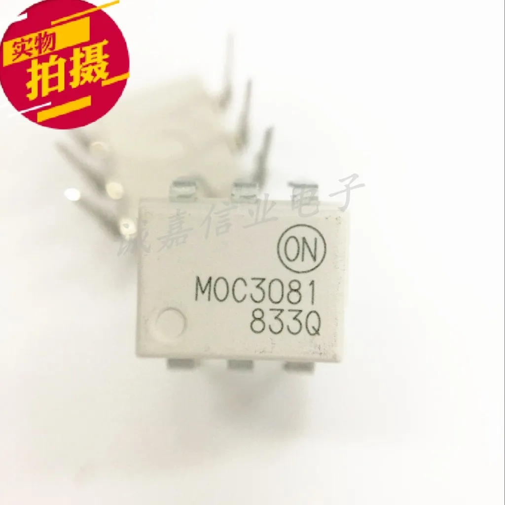 10 шт./лот MOC3081M DIP-6 MOC3081 Triac & SCR выходные оптроны 800 в оптрон ТРИАК драйвер ZC 10 шт лот moc3081 dip фотоэлектрическая муфта оптрон dip 6 чип новая точка