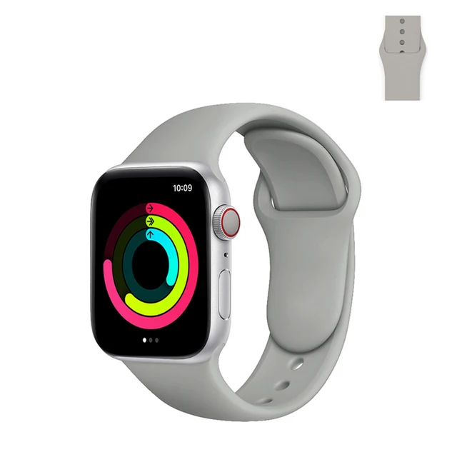 Sport Silicone Strap for Apple Watch Band 45mm 41mm 40mm 38mm Soft Bands Waterproof Wristbands for iWatch Series 7 SE6 5 4 3 2 1 12