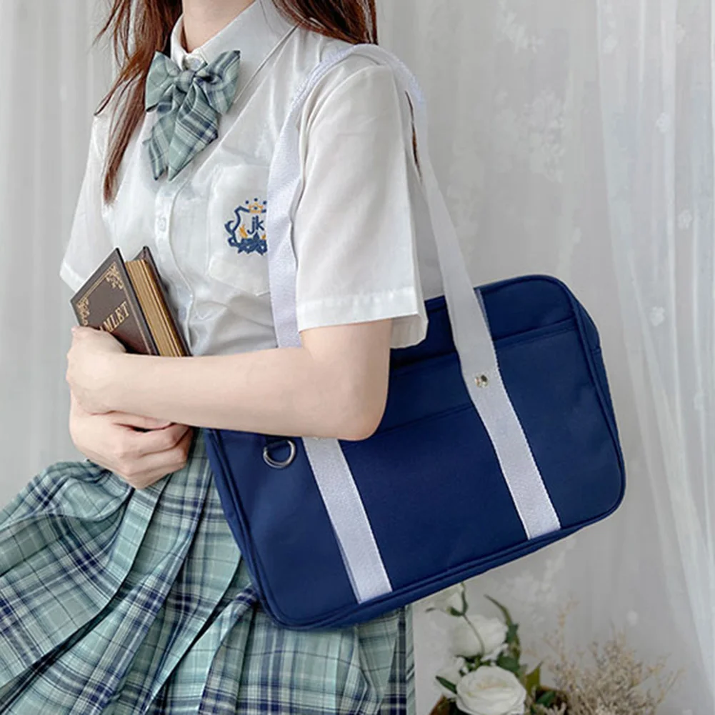 Japanese College Student Bags School Bag JK Commuter Bag Briefcase Anime Cospaly Costume Shoulder Tote Bags Messenger Handbags 3