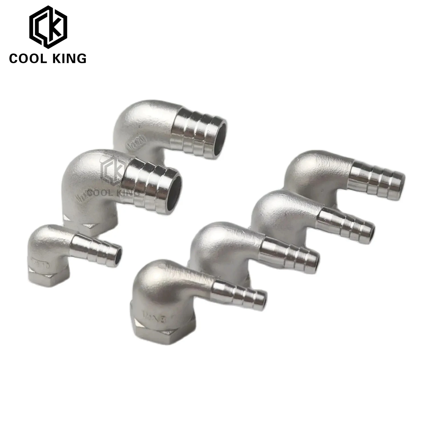 304 Stainless Steel Hose Barb Connector Male And Female Threaded Leather Pipe Joints Elbow Adapter 6MM/8MM10MM15/20MM1/4"-1/2" pipe fitting hose pipe fitting