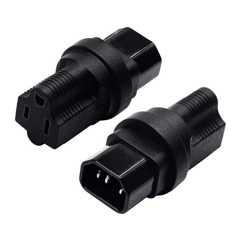 

10A 250V C14 to 5-15R Straight Cable AC-Plug Socket Electrical Fixture Part