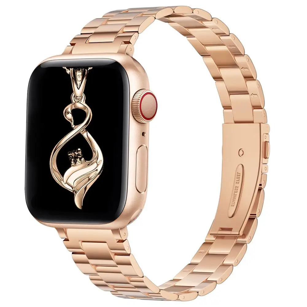 ตัวเลือกสินค้า สายคาดนาฬิกาสแตนเลสสตีล สำหรับ Apple Watch ทุกขนาด