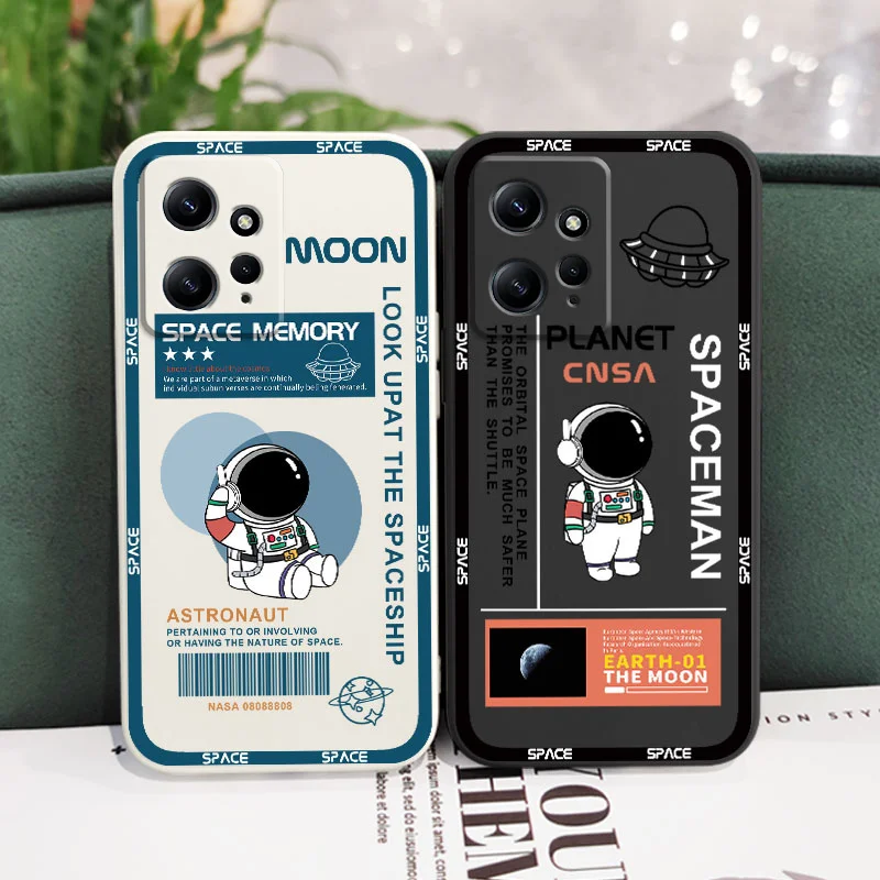 Global Astronauts Liquid Silicone Phone Case Cover