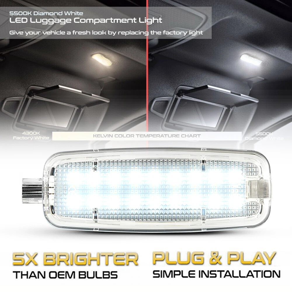 

LED Interior Sun Visor Vanity Mirror Lamp Reading Light For Audi A6 C6 C7 A4 B7 B8 A3 8P 8V TT 8J A5 Q5 A8 S3 S4 A7 S5 RS6 S6 S8