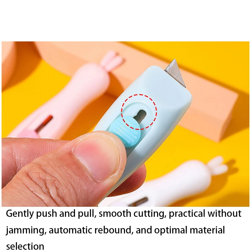 토끼 모양 아트 나이프, 가벼운 학생용 편지 개봉/봉투 봉합/종이 절단 칼, 택배 개봉/상자 개봉 아트 나이프, 선물용 날카로운 아트 나이프