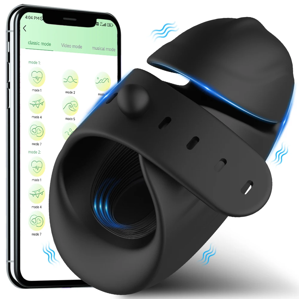 Male Sex Toys,Bluetooth Powerful Vibrator for Men,Glans Massager,Sex Machine Penis Delay Trainer,Automatic Male Masturbating Sex Toy for Adult
